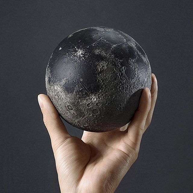 Imprimen en 3D una réplica exacta de la luna